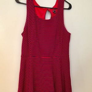 Express Red and Navy dress